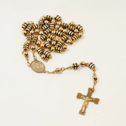 Rosario Divina Protección- Oro 18k lamina