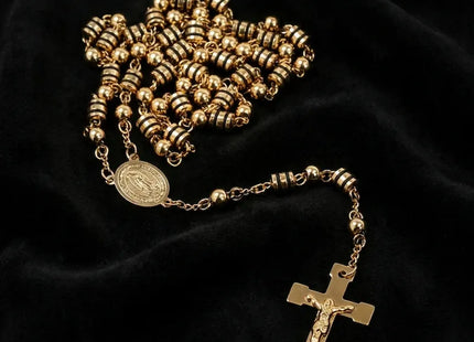 Rosario Divina Protección- Oro 18k lamina